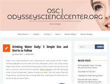 Tablet Screenshot of odysseysciencecenter.org